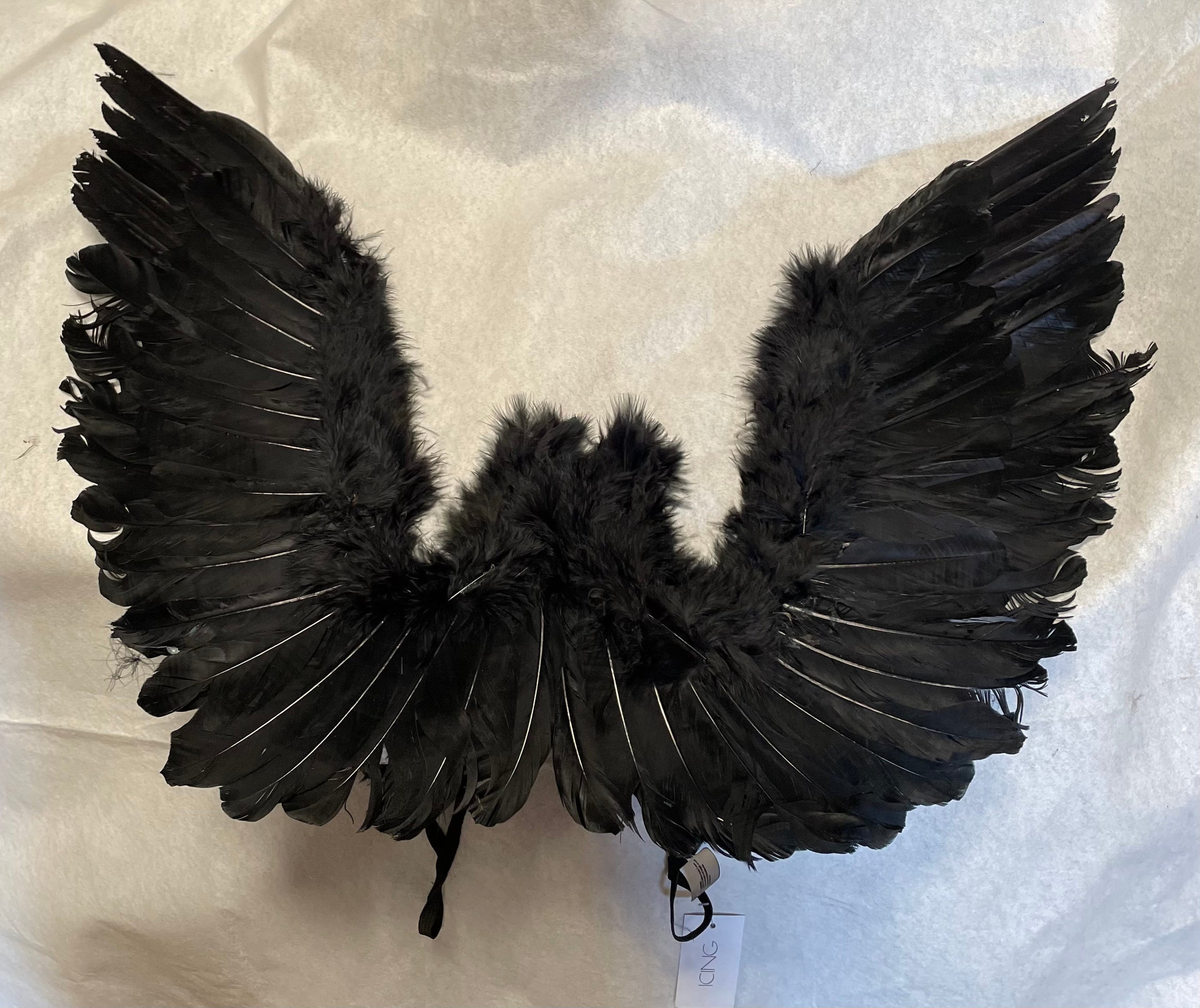 Halloween costume black bird wings Icing Hometown Liquidations LLC